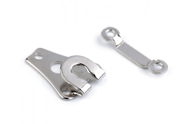 Hook and Bar Fastener - Nickel