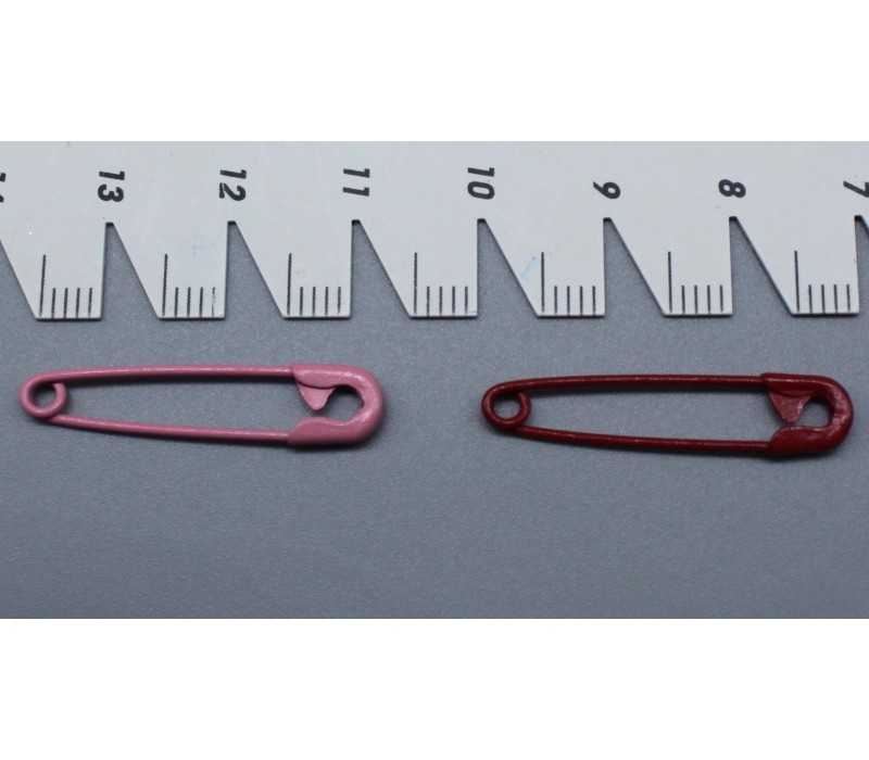 Safety Pins - Coloured - various colours - 28 mm