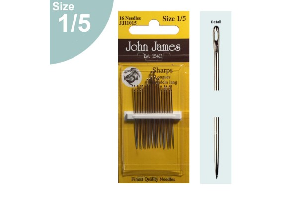 John James Needles - Sharps - Various Mixed Size packs