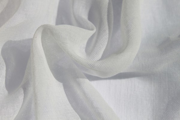 Butter Muslin - White 100% Cotton - 90cm