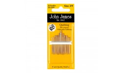 John James Needles - Quilting Needles Sizes - assorted 3/9, assorted 5/10, single size 5, single size 7, single size 10