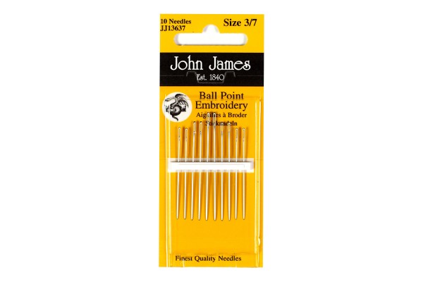 John James Needles - Ball Point Embroidery - Mixed Size Pack 3/7