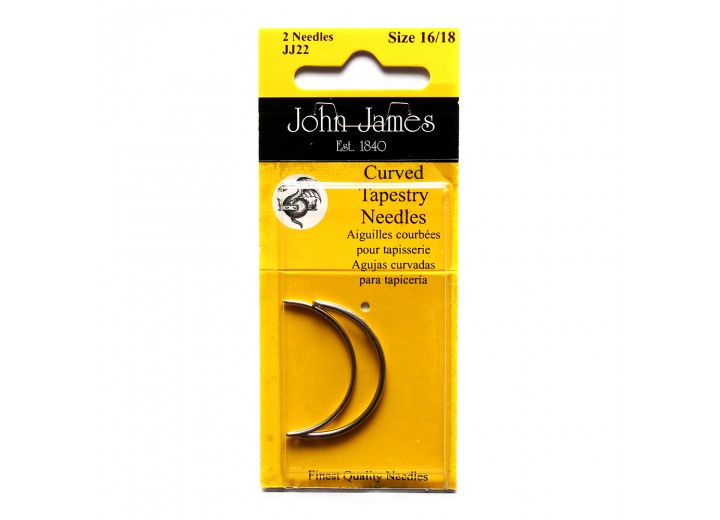 John James Needles - Curved Tapestry Needles - Size 16/18 and Size 20/24