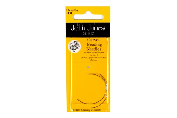 John James Needles - Curved Beading Needles - Size 10