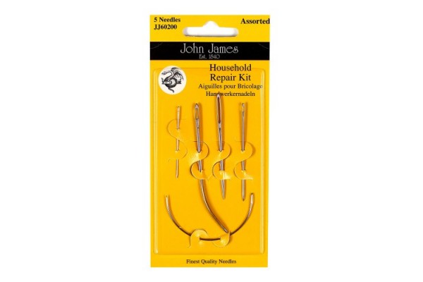 John James Needles - Household Repair Kit - Assorted shapes and sizes