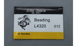 John James Needles - Beading Needles - Bulk Envelope - Size 12