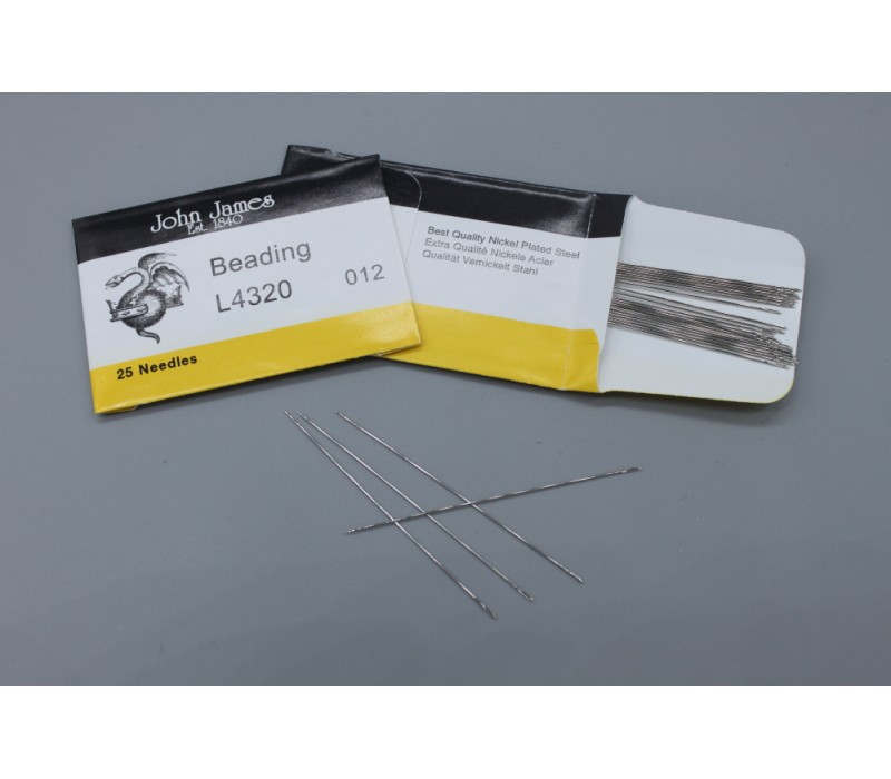 John James Needles - Beading Needles - Bulk Envelope - Size 12