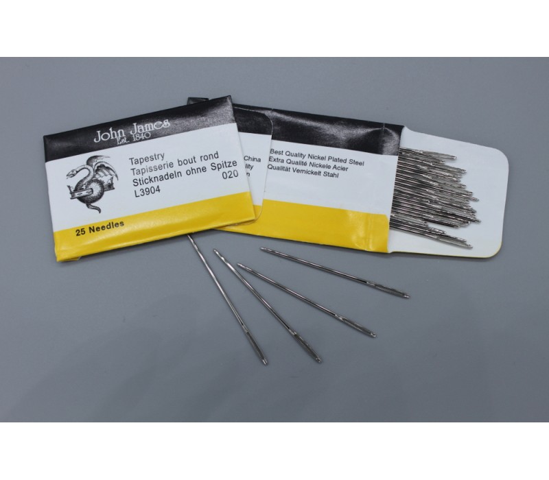 John James Needles - Tapestry Needles - Bulk Envelope - Sizes 20 or 24