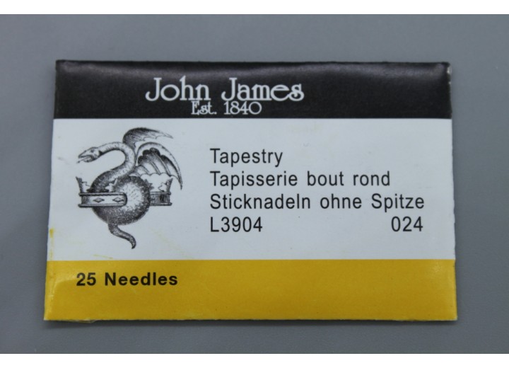 John James Needles - Tapestry Needles - Bulk Envelope - Sizes 20 or 24