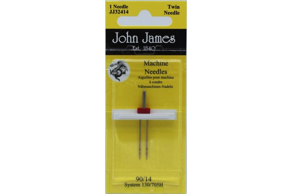 John James Needles - Twin Pointed Machine Needle 4mm