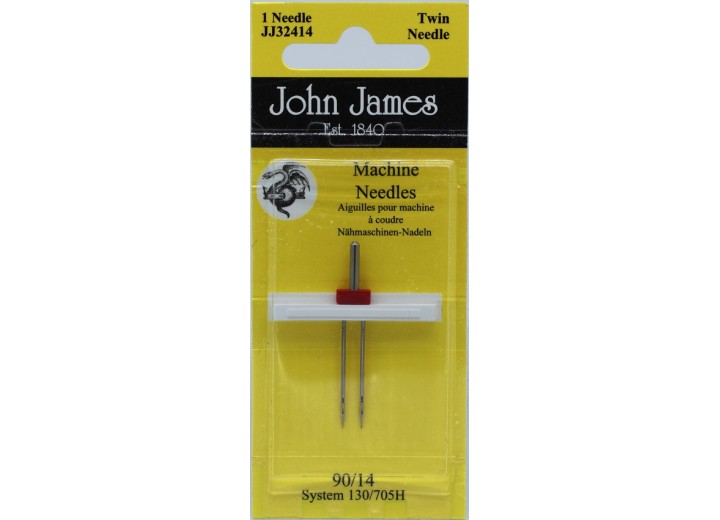 John James Needles - Twin Pointed Machine Needle 4mm