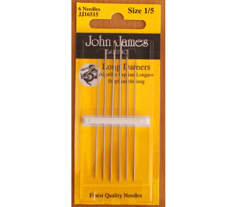 John James Needles - Long Darners - Various Sizes