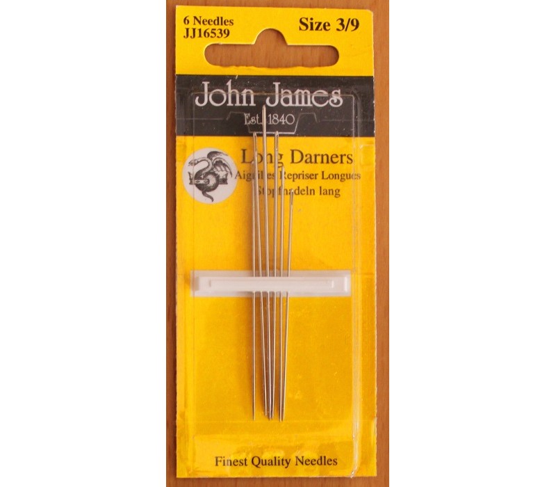 John James Needles - Long Darners - Various Sizes