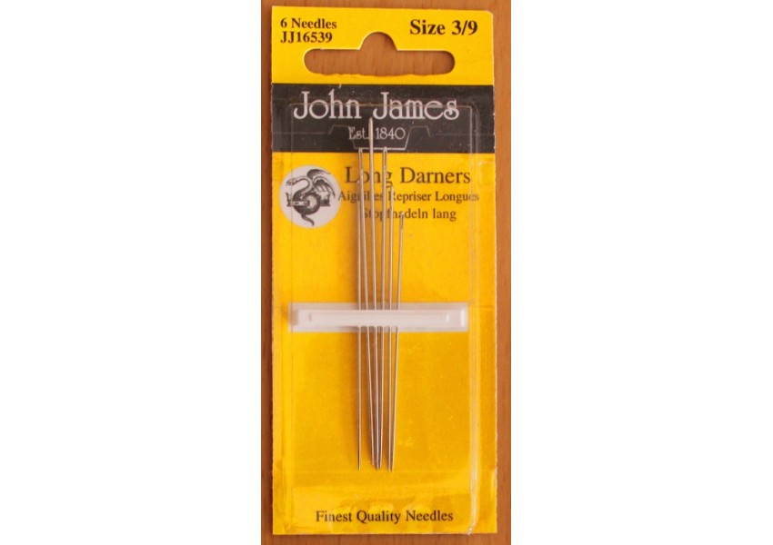 John James Hand-Sewing Needles, Long Darners 7