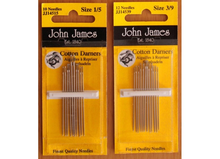 John James Needles - Cotton Darners - Various Sizes