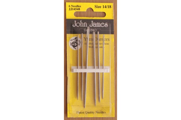 John James Needles - Yarn Darners - Mixed Size Pack 14/18