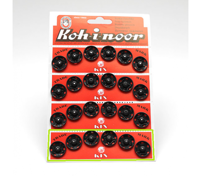 Metal Snap Fasteners - Size 7