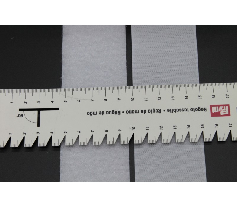 Nylon Black or White Hook and Loop fastener in reels - 50 mm
