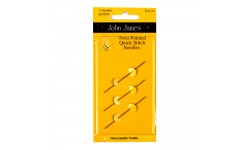 John James Needles - Twin Pointed Quick Stitch Sewing Needles 