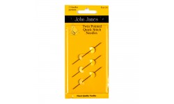 John James Needles - Twin Pointed Quick Stitch Sewing Needles 