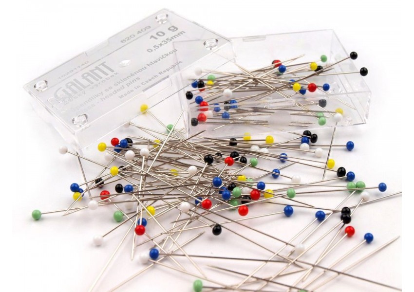 Galant Glass Head Pins Standard Type