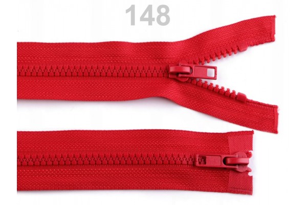 Plastic Zip for Jackets - 65 cm (25.6") - Double Slider - Colours