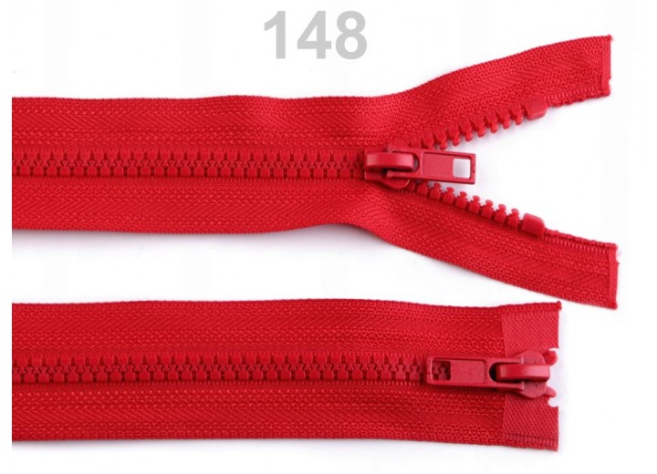 Plastic Zip for Jackets - 65 cm (25.6") - Double Slider - Colours