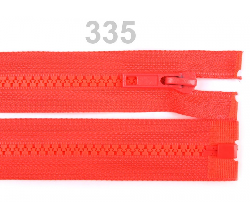 Plastic Zip for Jackets - 60 cm (23.6") - Assorted Colours