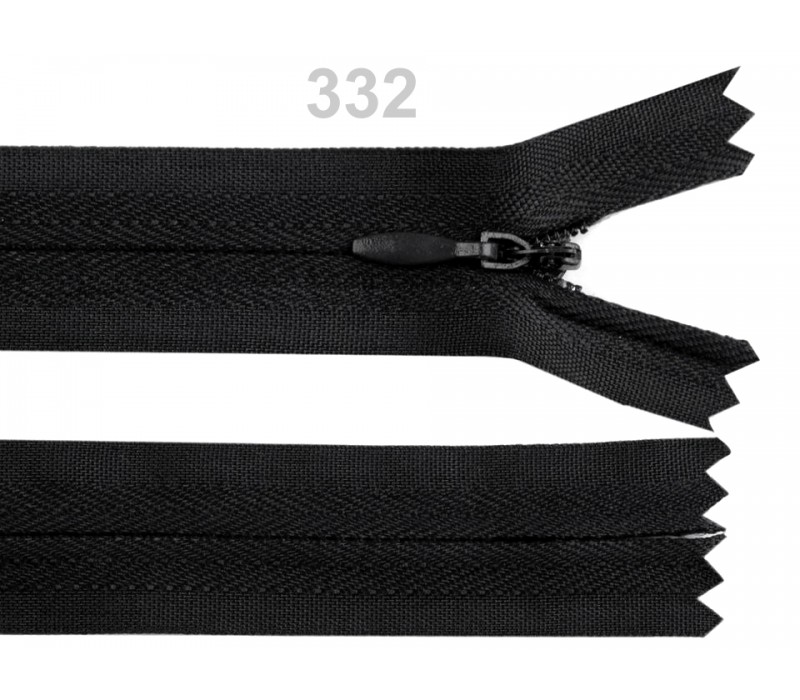 Invisible Nylon Zip - 20 cm : (Colours)