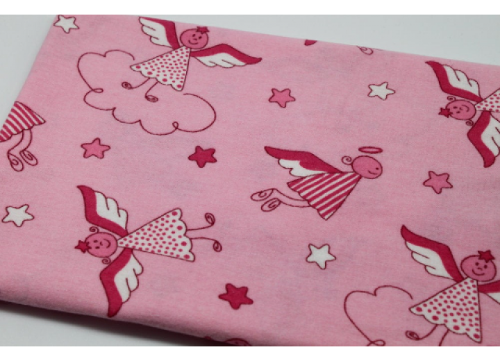 Pink Angels Flannel