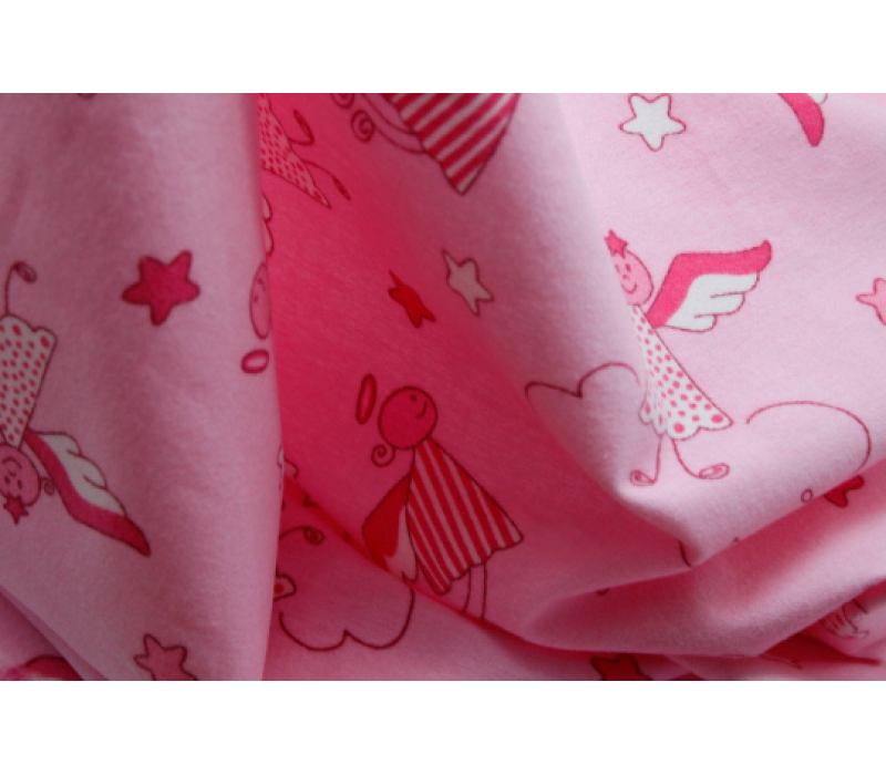 Pink Angels Flannel