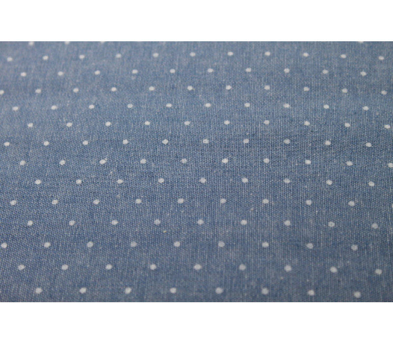 Chambray Denim - Spots - 100% Cotton