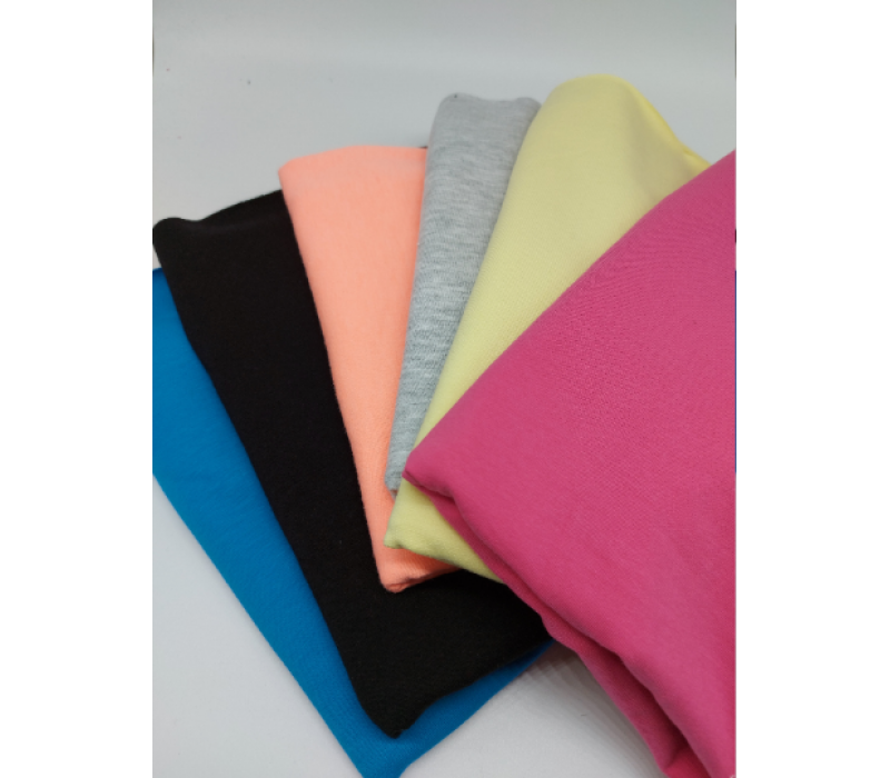 French Terry - Plain Colours - Suitable for Hoodies, Tops & Leggings