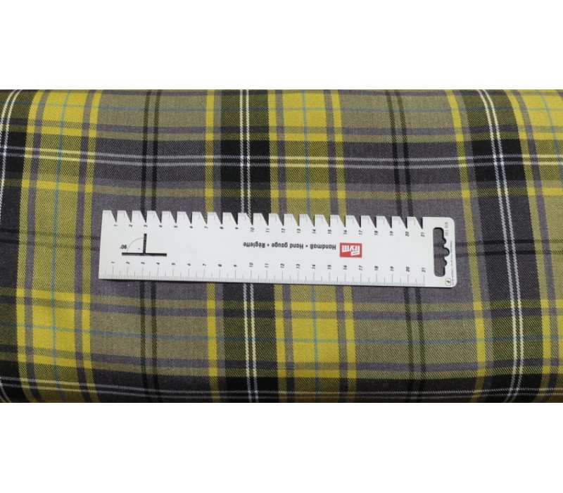 Gold Tartan Fabric