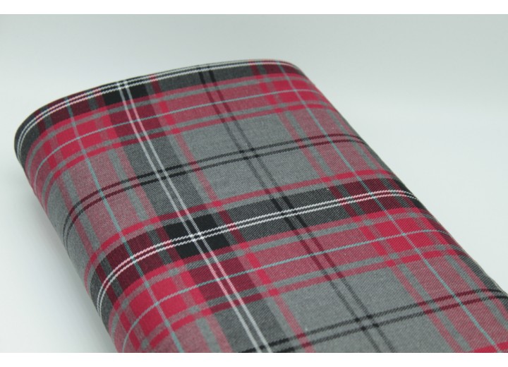 Cherry Tartan Fabric