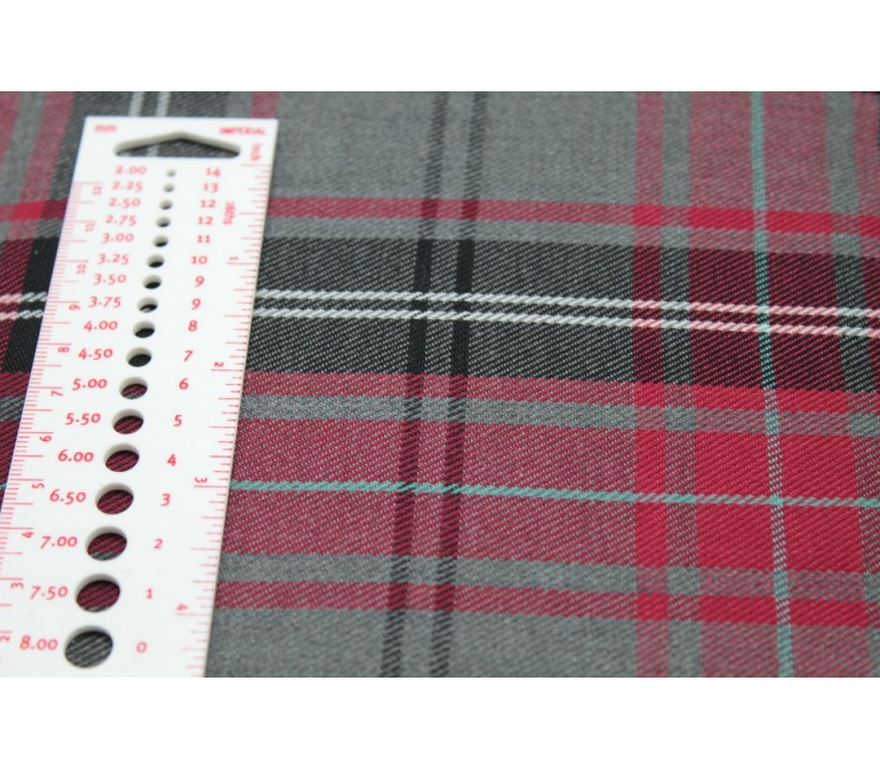 Cherry Tartan Fabric