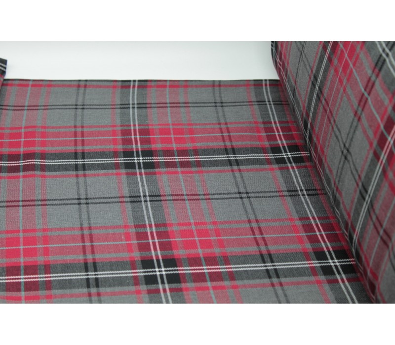 Cherry Tartan Fabric