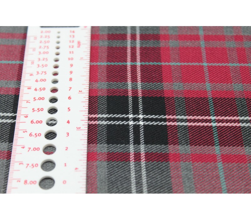 Cherry Tartan Fabric