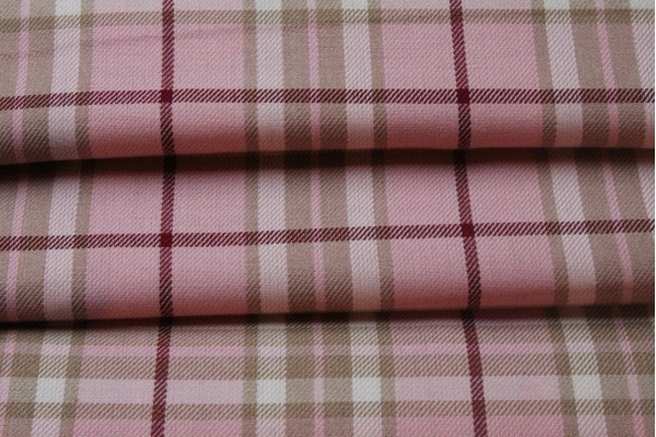 Pink Tartan Fabric