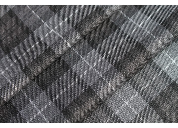 Grey Tartan Fabric