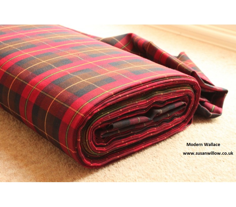 Modern Wallace Tartan Fabric