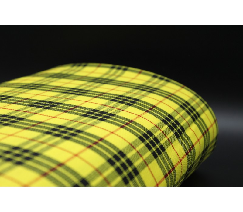 Sunflower Yellow Fashion Tartan Fabric