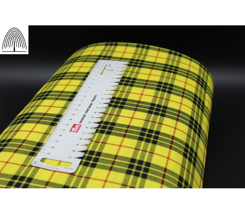 Sunflower Yellow Fashion Tartan Fabric