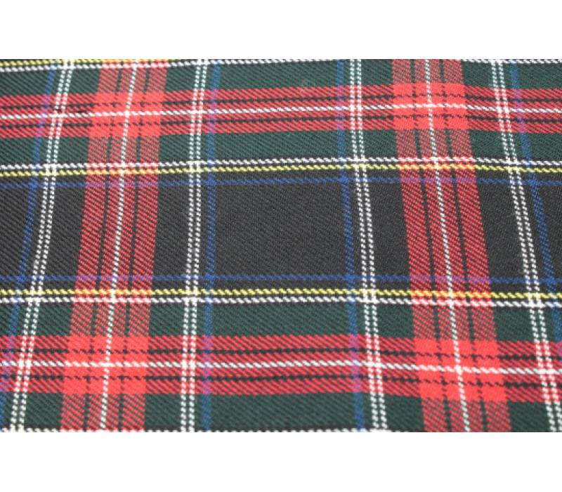 Black & Red Tartan Fabric