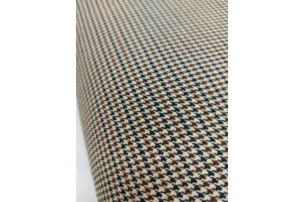 Brown Tartan Houndstooth