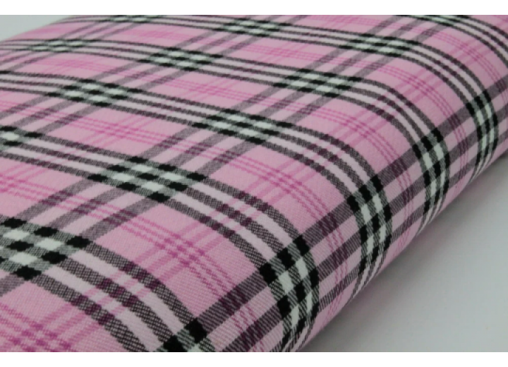 Clueless Pink Tartan Fabric 