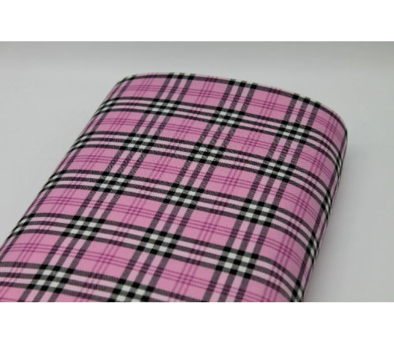 Clueless Pink Tartan Fabric 