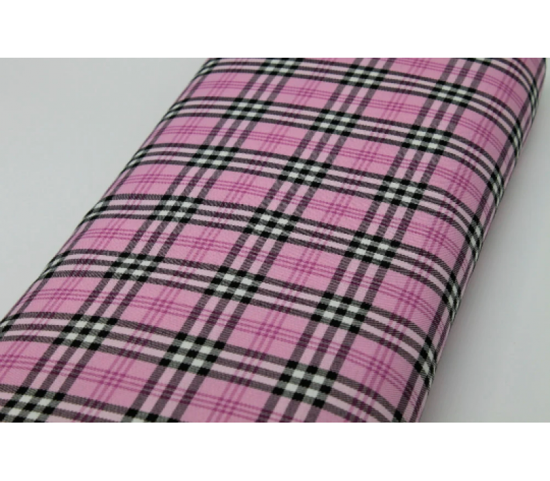 Clueless Pink Tartan Fabric 