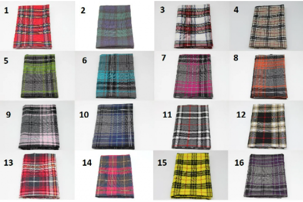 Tartan Fabric Fat Quarters