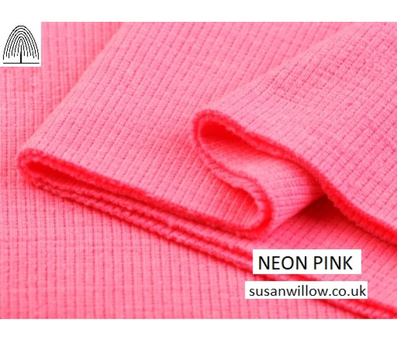 Cotton Elastic Rib Knit Fabric Tube 16 cm x 80-96 cm